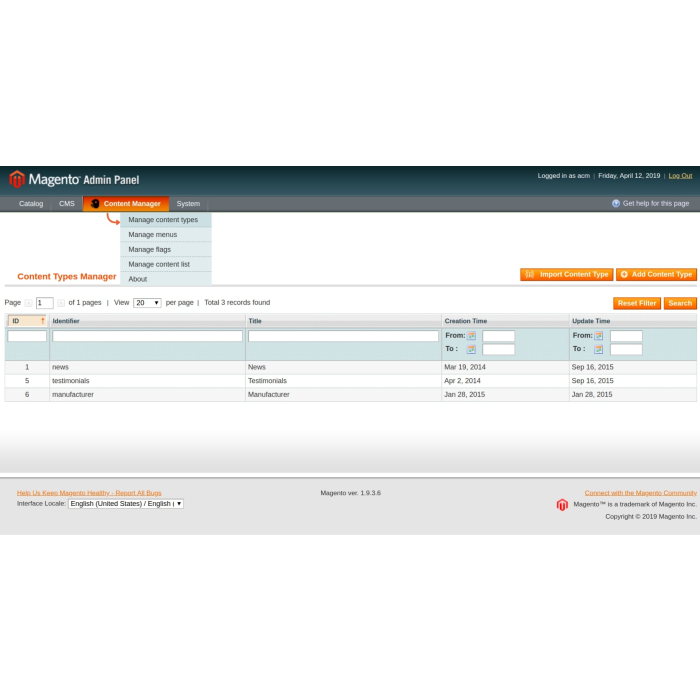 Create and Manage Content Types Create and Manage Content Types